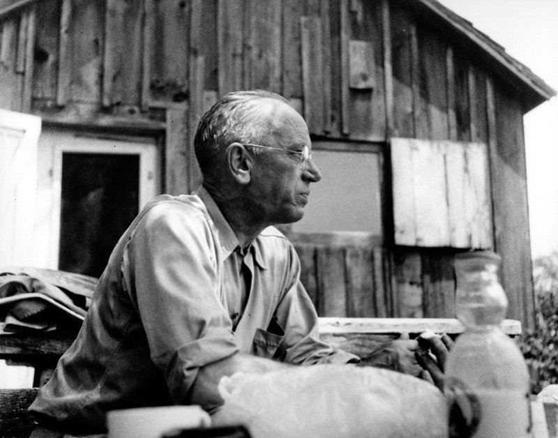 Aldo Leopold at Shack