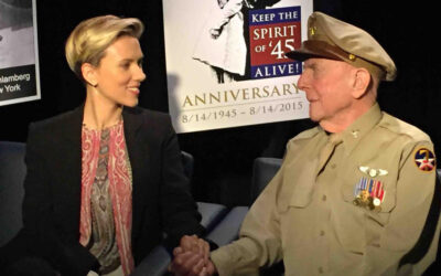 Actress Scarlett Johansson PSA’s on Behalf of Captain Jerry Yellin