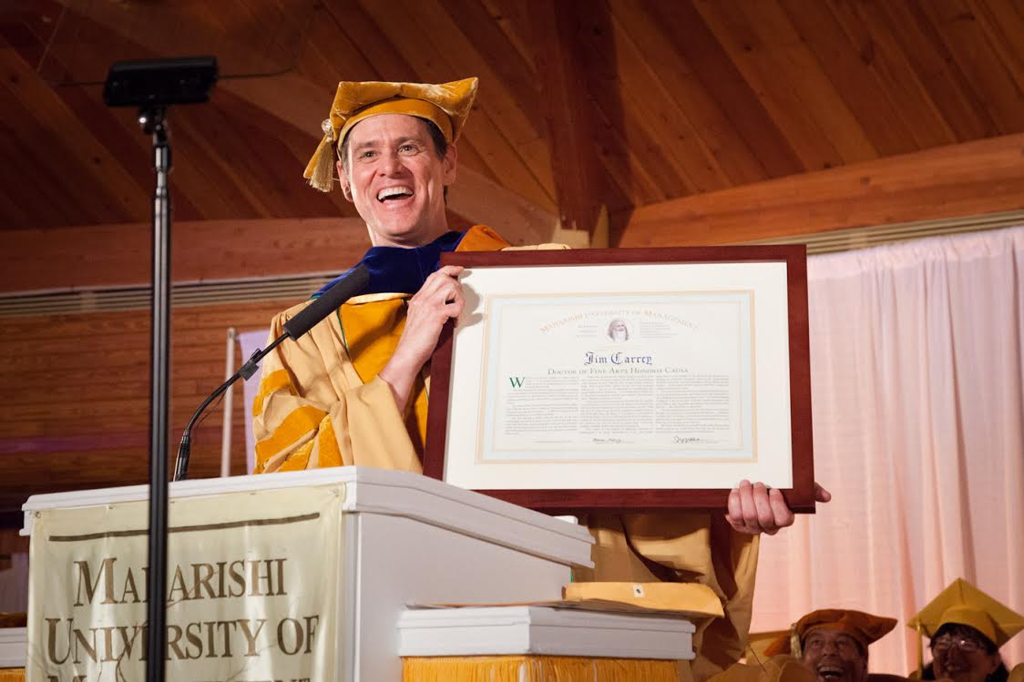 Full Speech: Jim Carrey’s Commencement Address at the 2014 MUM Graduation